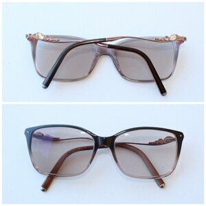 Loris Azzaro rhinestones frame eyeglasses sun 55/15 AZ 35037 C03 made in France